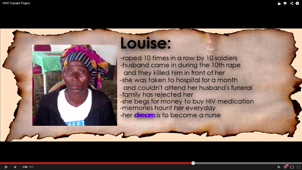 success story of louise in congo