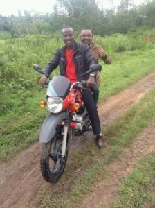 motorcycle riding rider bienfait christian congo motorbike motor gang road leaders hoh homeofhope brian thomson