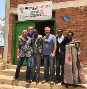 Brian, Andrew and Mark in Rwanda