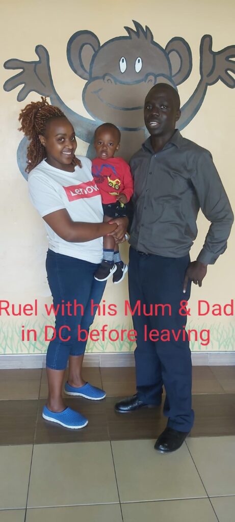 Ruel and his new parents