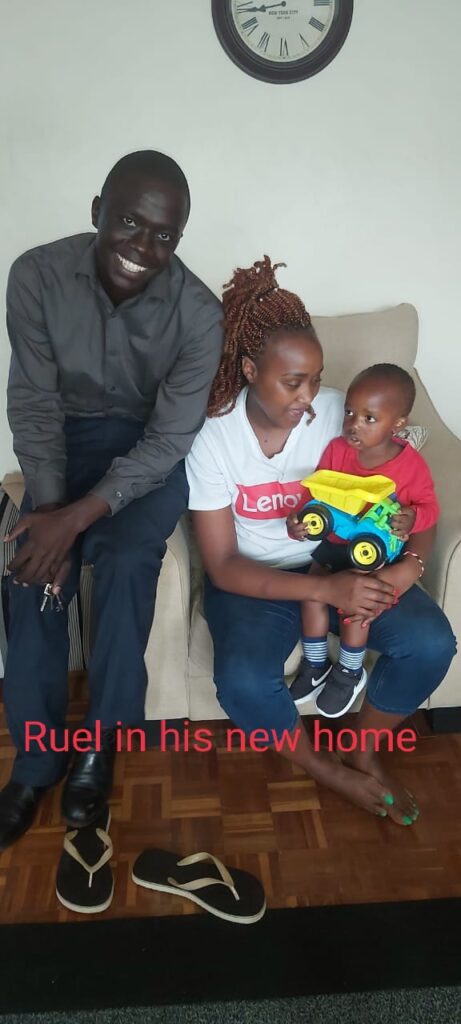 Ruel at his new home