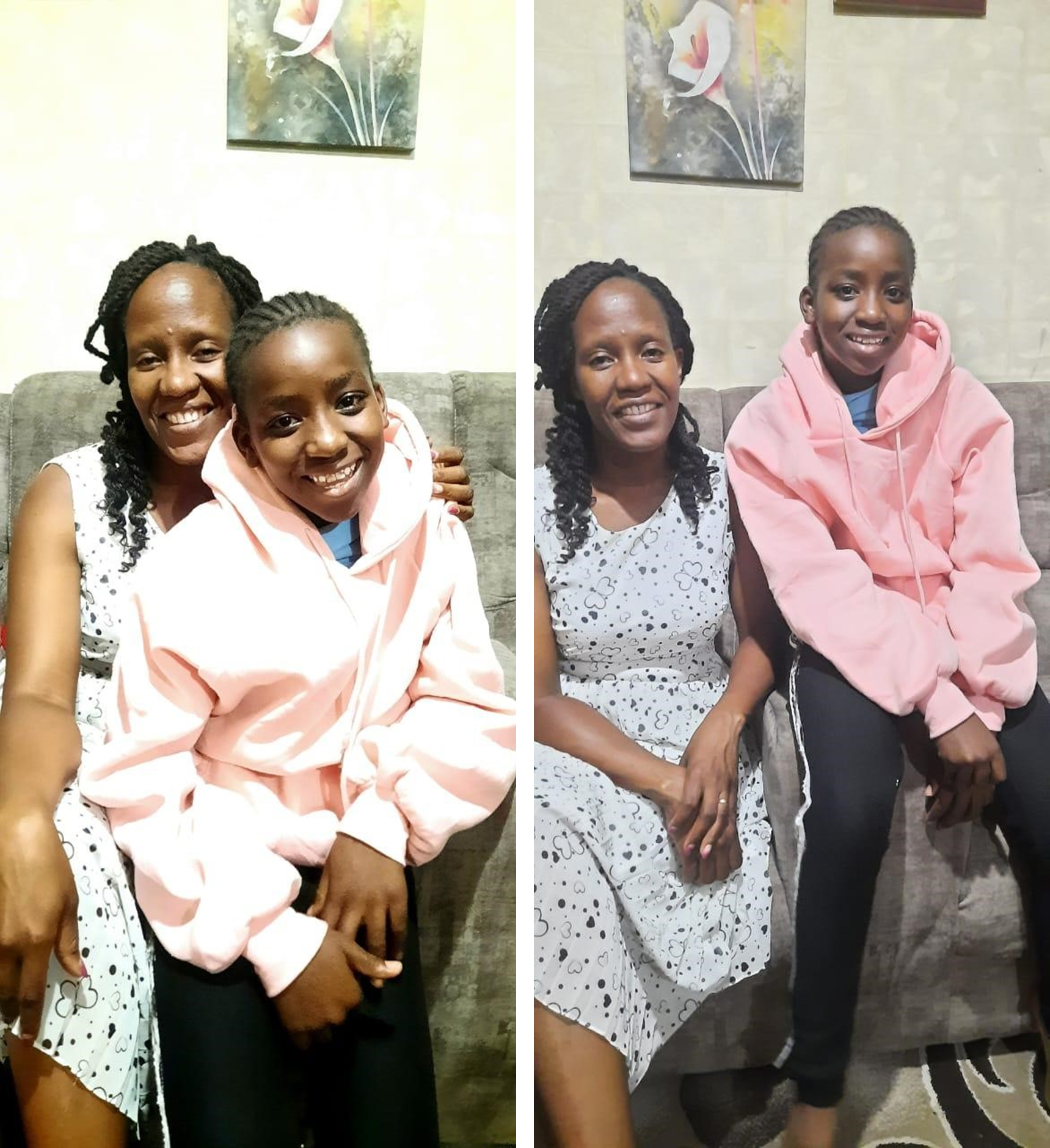 kenya family foster janet sarah Our house has become her home