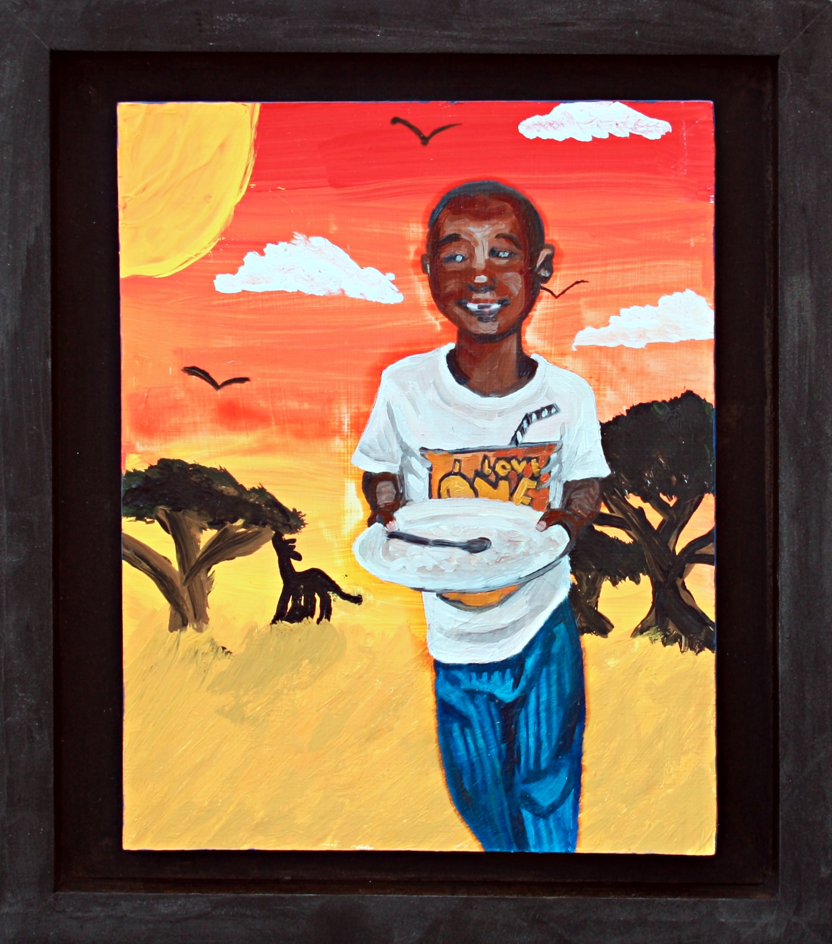 school art artist geoff phillips maple creek home of hope images children africa rwanda kenya india child baby dream centre alberta canada paint painting education fund feeding program