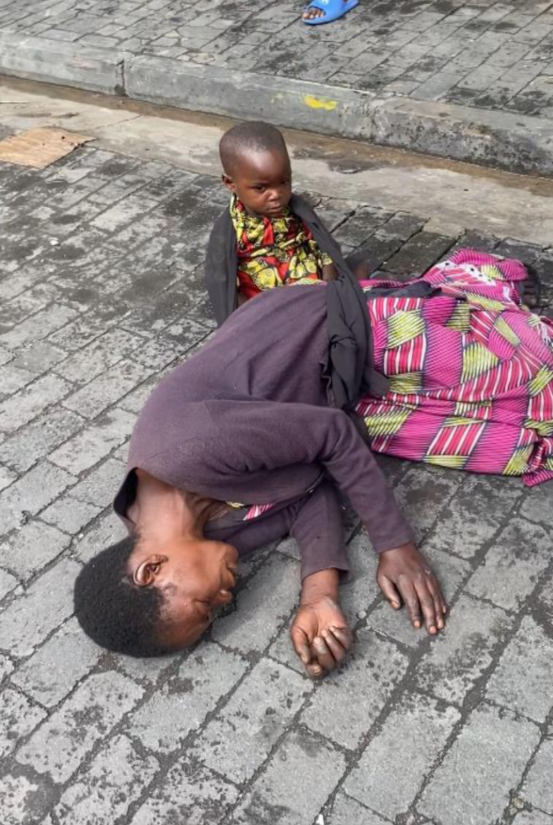 congo christian report woman collapsed viral video