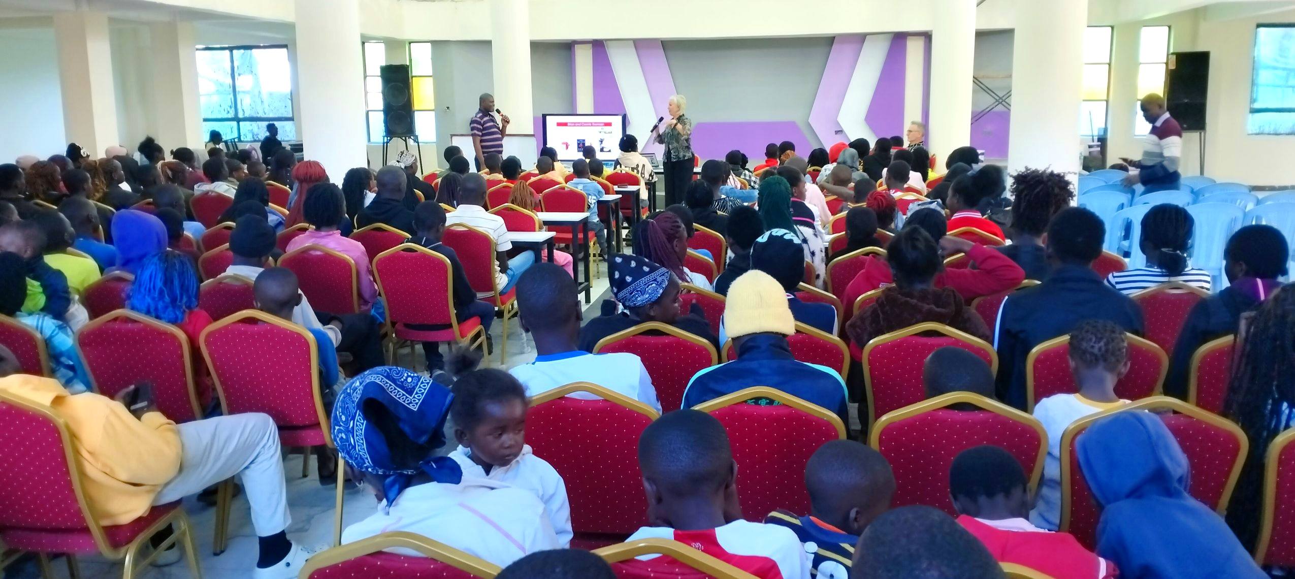 Connie teaching Bible College