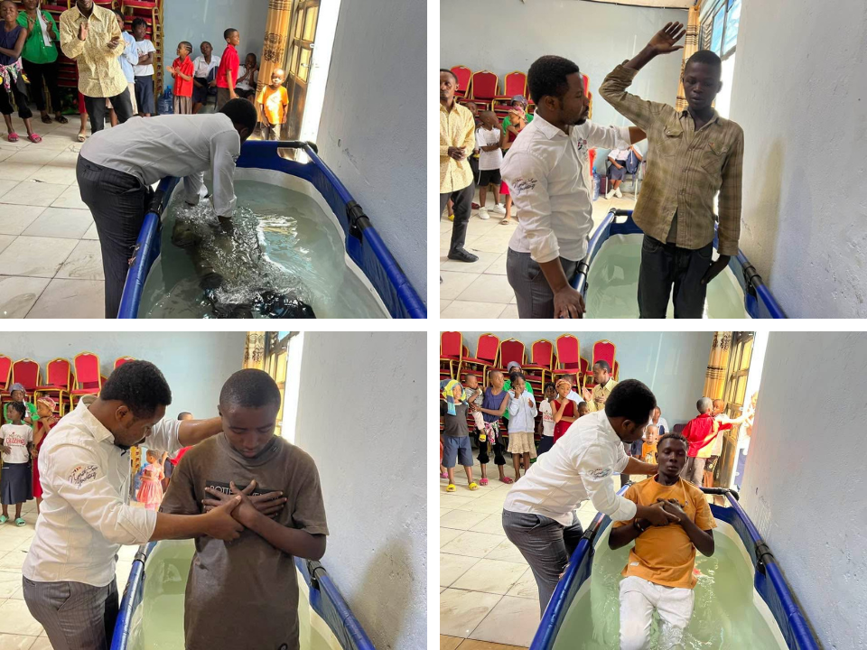 baptism collage