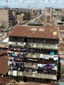 view from the roof of the Kariobangi centre