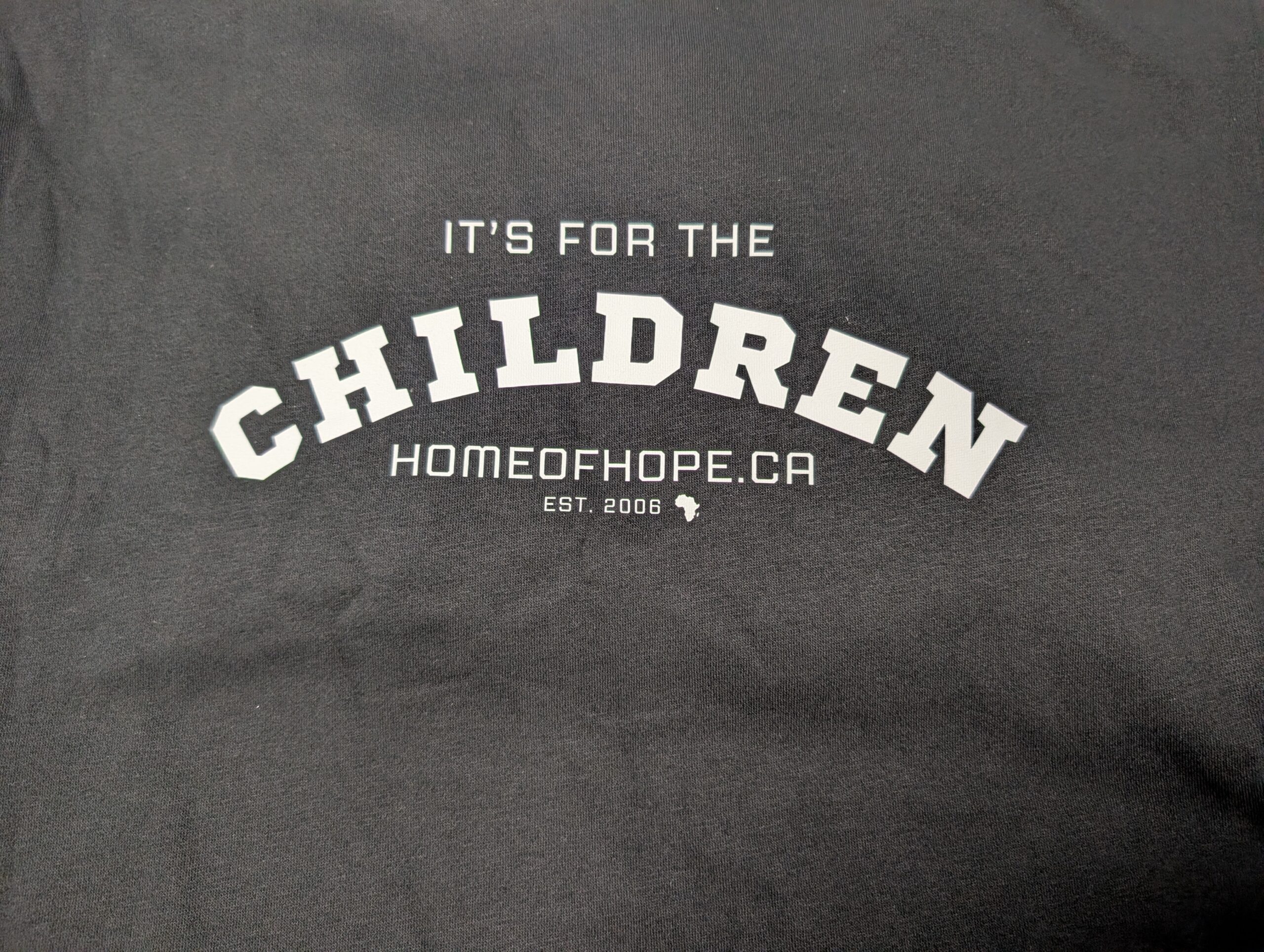 back of hoodie