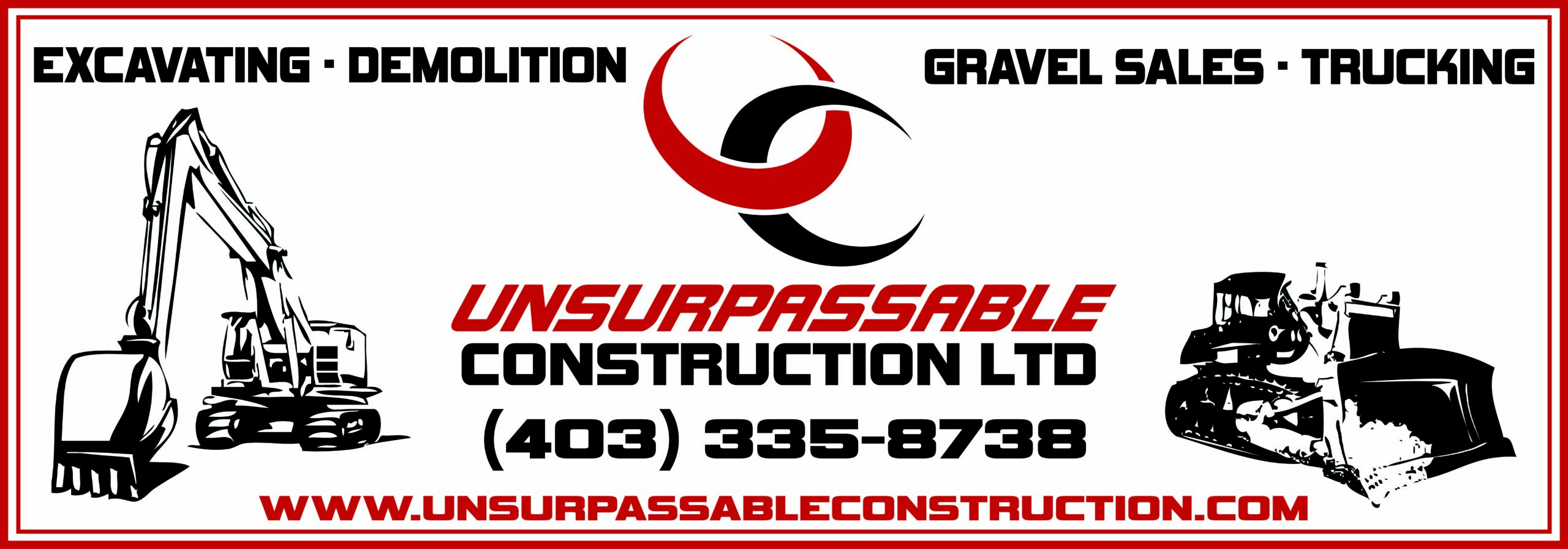 Unsurpassable Construction Logo